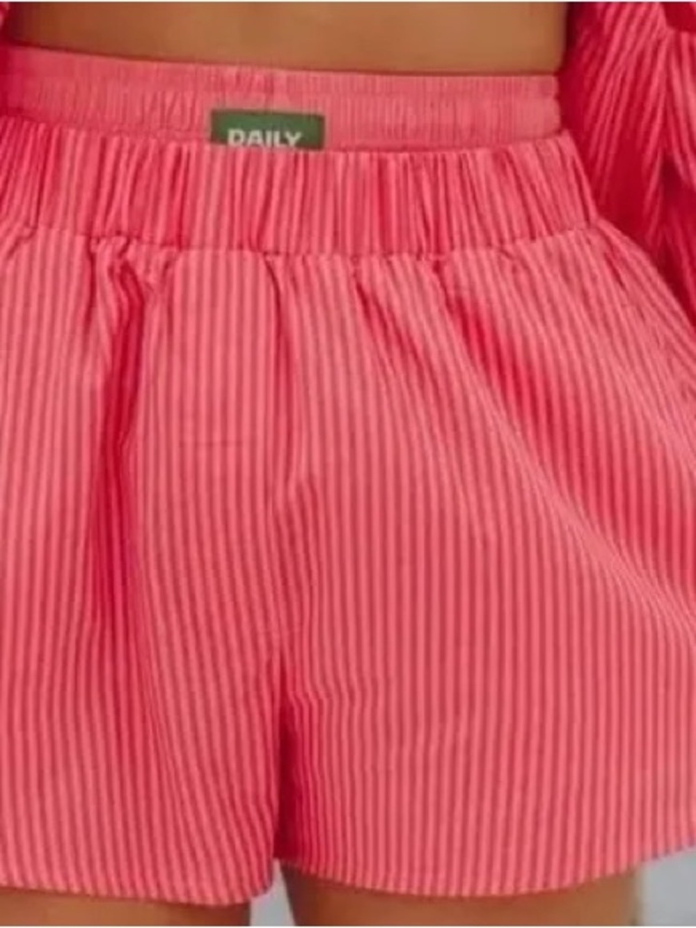 Daily Drills Pink Striped Boxer Shorts